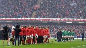 Wales and Ireland line up ahead of last season's clash in Cardiff