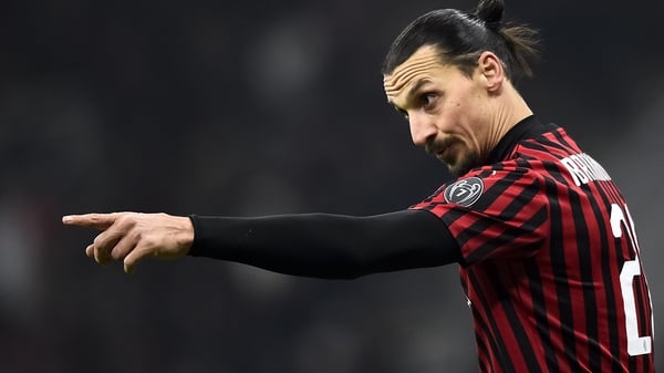 Zlatan Ibrahimovic could be back training in less than two weeks