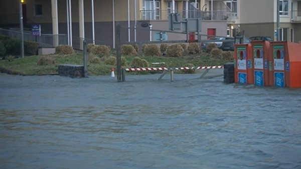 Flooding occurred in a number of areas, including Galway
