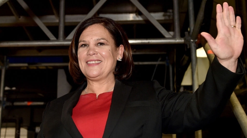 Mary Lou McDonald, the leader of Sinn Féin which secured the largest share of votes in the election