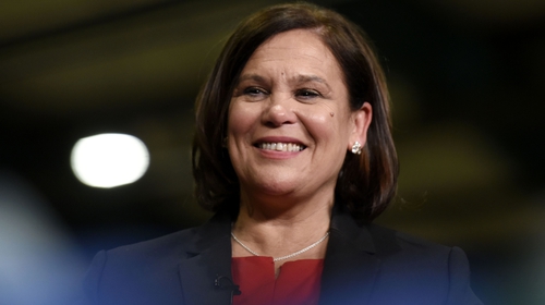 Mary Lou McDonald said she had a 'setback in her recovery'