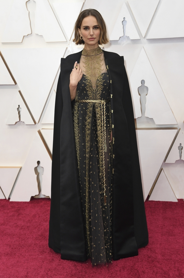 Natalie Portman arrives at the Oscars