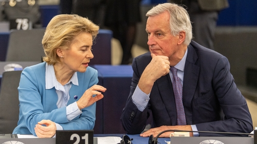 Ursula von der Leyen and Michel Barnier Ursula von der Leyen and Michel Barnier