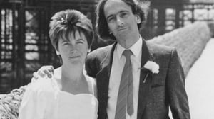 Alison Light and her husband Raphael on their wedding day in 1987