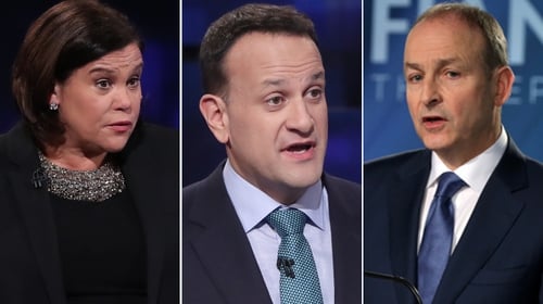 Mary Lou McDonald, Leo Varadkar and Micheál Martin will jostle to be Taoiseach in the coming weeks