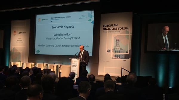 Central Bank Governor Gabriel Makhlouf was speaking at the European Financial Forum
