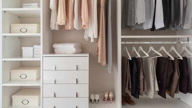 Ensure the full height of your wardrobe is utilised (iStock/PA)