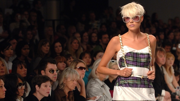 Agyness Deyn wears a creation by designers PPQ in September 2007 (Joel Ryan/PA)