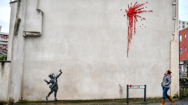 Banksy confirmed the piece by posting two images of it on his official Instagram account and website