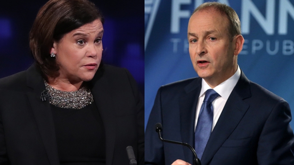 Mary Lou McDonald and Micheál Martin had a 15-minute phone call this afternoon