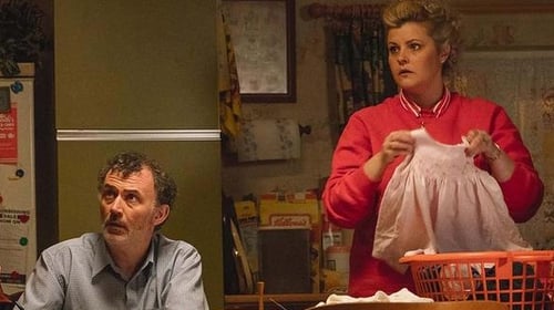 Tommy Tiernan as Gerry and Tara Lynne O'Neill as Ma Mary in Derry Girls Photo: Channel 4