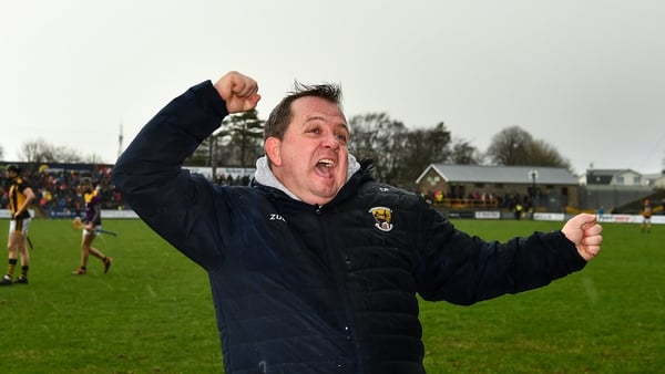 Who says the league means nothing? Davy Fitz celebrates at the end