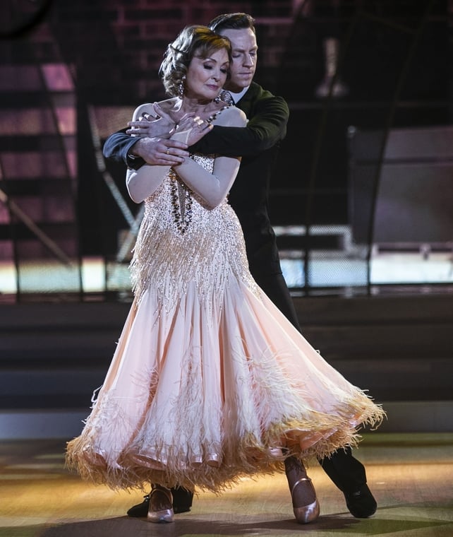 Mary and John scored 16 for their Viennese Waltz