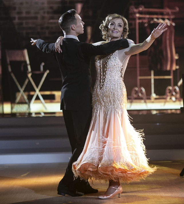 Mary Kennedy and John Nolan danced the Viennese Waltz to Dermot Kennedy's What Have I Done