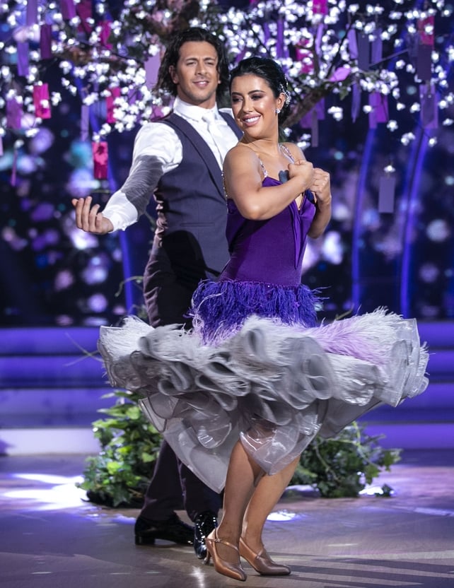 Lottie Ryan and Pasquale La Rocca danced the Viennese Waltz to Ronan Keating and Emeli Sandé's One of a Kind