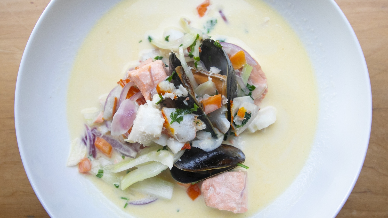 Kevin Dundon's Seafood Chowder Today