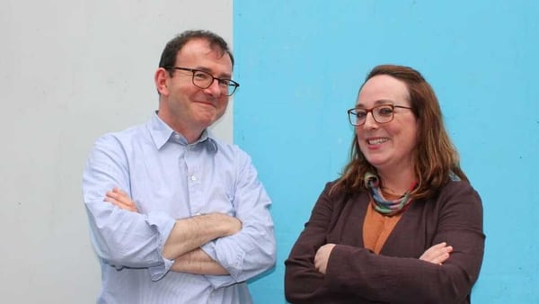 Lecturer Professor Hugh Campbell with series consultant editor Dr Ellen Rowley in Nano Nagle Place, Cork