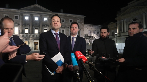Leo Varadkar said if Sinn Féin fails to form a government, then the onus passes to Fianna Fáil