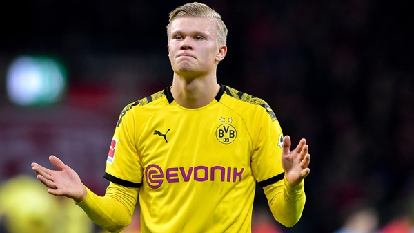 Lucky for some - Erling Haaland has scored 13 goals in 13 matches for Dortmund
