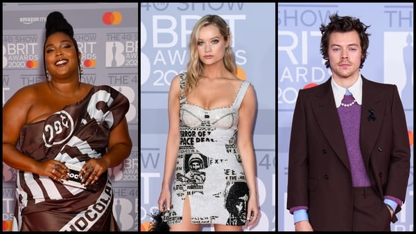 All the red carpet fashion from the 2020 Brit Awards.
