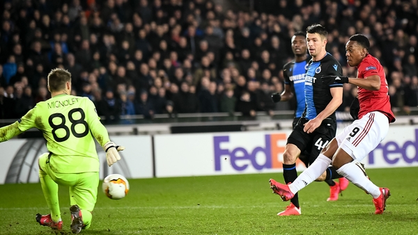 Anthony Martial slots home the leveller