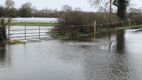 Flood defences have been put in place by Clare County Council at Springfield in Clonlara, which is vulnerable to flooding during periods of heavy rain Flood defences have been put in place by Clare County Council at Springfield in Clonlara, which is vulnerable to flooding during periods of heavy rain