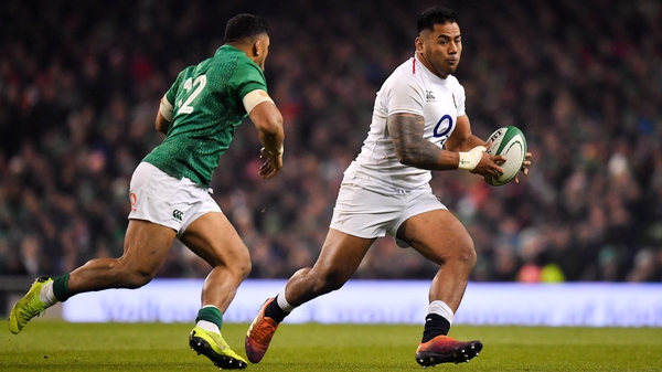 Manu Tuilagi in action against Ireland earlier this year