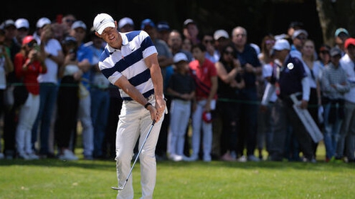 Rory McIlroy remains in the hunt