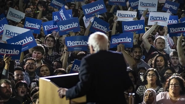 Bernie Sanders speaks after winning the Nevada caucuses