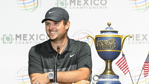 Patrick Reed smiles following his victory at the WGC-Mexico Championship