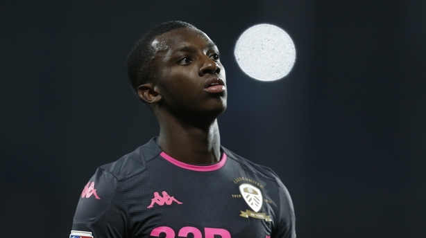 Nketiah with Leeds in January