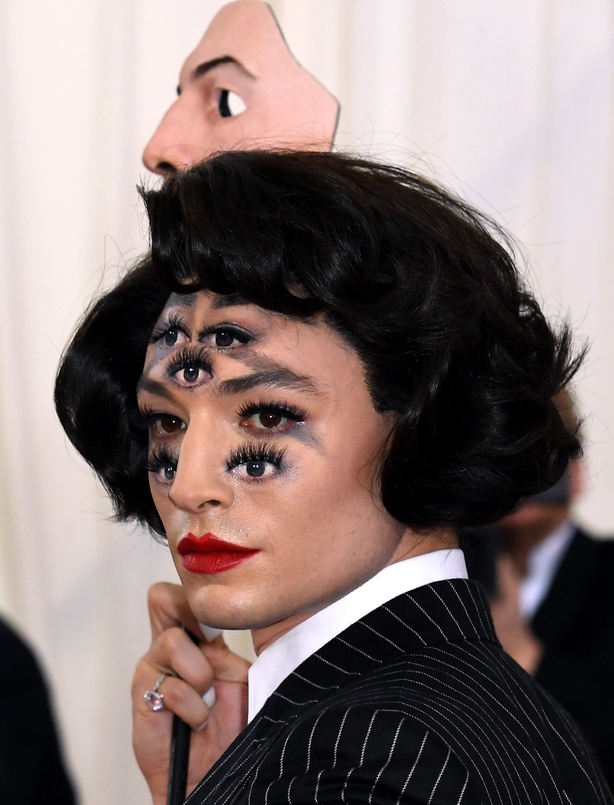 Ezra Miller at the 2019 Met Gala (Jennifer Graylock/PA)