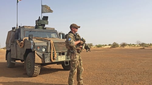The Irish Army has been serving on in Mali for almost a decade (File pic: Defence Forces)