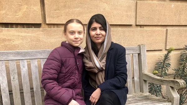 Malala Yousafzai posted a picture with Greta Thunberg on her Twitter account (Pic: Taylor Royle - Malala Fund)