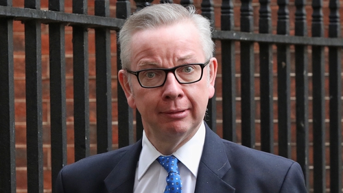 Michael Gove wrote to his counterpart in the EU
