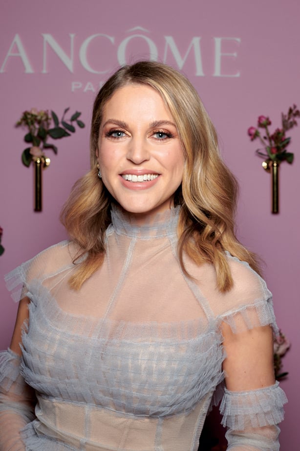 Get the look Amy Huberman s romantic red carpet glam