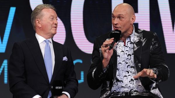 Fury's promoter Frank Warren confirmed what had been announced Stateside over the weekend