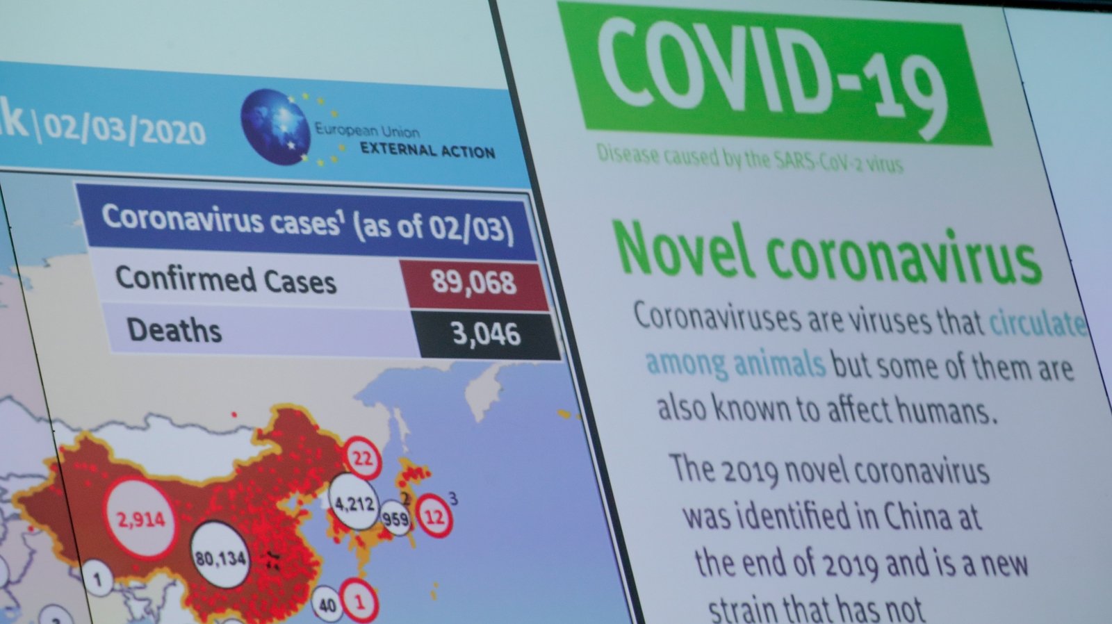33 cases of Covid19 confirmed on the island of Ireland