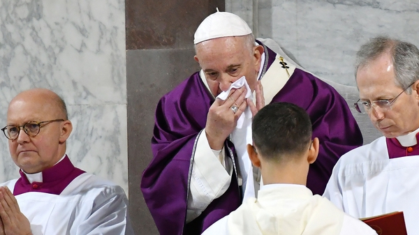 Pope Francis has been suffering from a cold