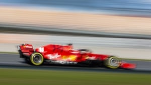 Ferrari's 2020 car during pre-season testing