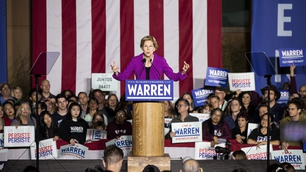 Elizabeth Warren was the last woman among the top tier of Democrat candidates