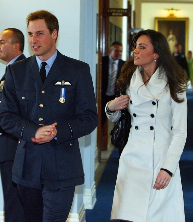 Kate wearing the same coat back in 2008