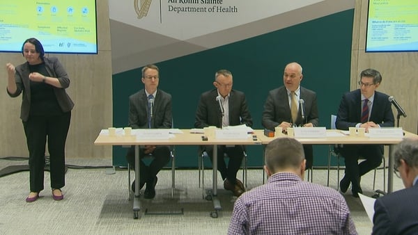 Dr Tony Holohan said Ireland remains in a containment phase