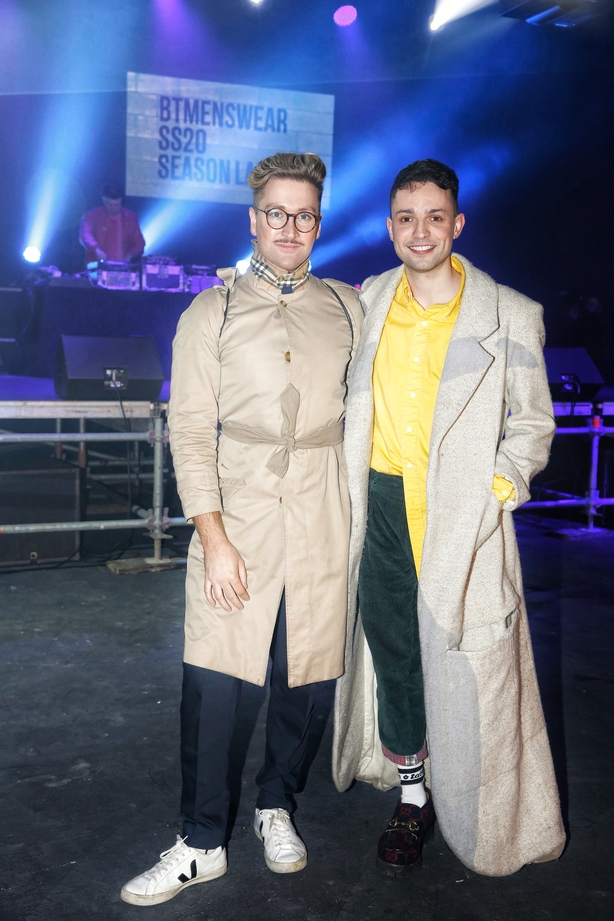 Rob Kenny & James Kavanagh attend the Brown Thomas Men's SS20 Fashion Show