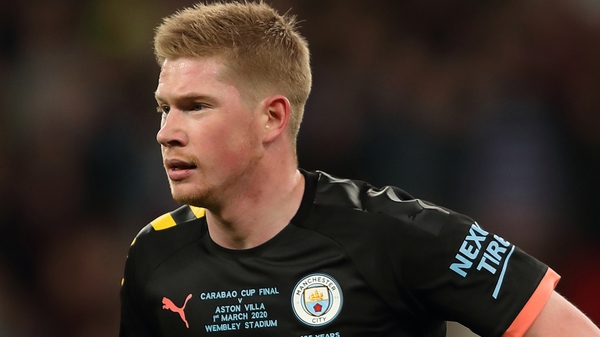 Kevin De Bruyne will be assessed before Sunday's game