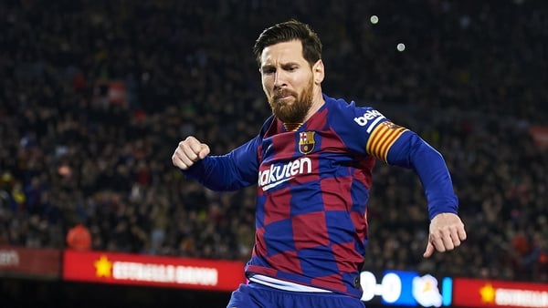 Lionel Messi is out of contract at Barcelona next year