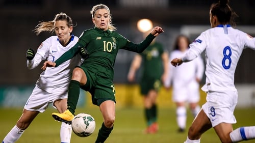 Denise O'Sullivan marshalled the midfield in the home clash with Greece