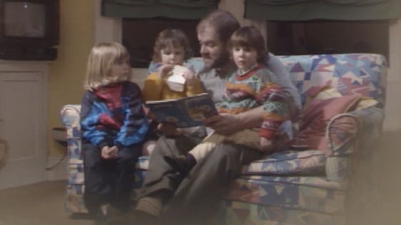 Dermot Carney with his children (1990)