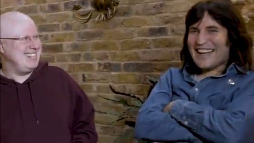 In stitches already - Matt Lucas and Noel Fielding Screenshot: Great British Bake Off/Channel 4