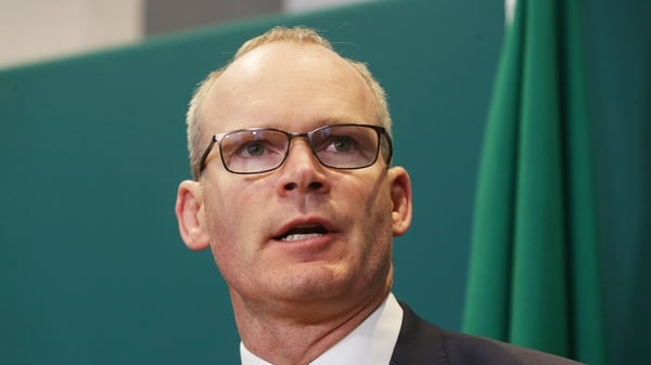 Simon Coveney also said the position on fishing has hardened on both sides